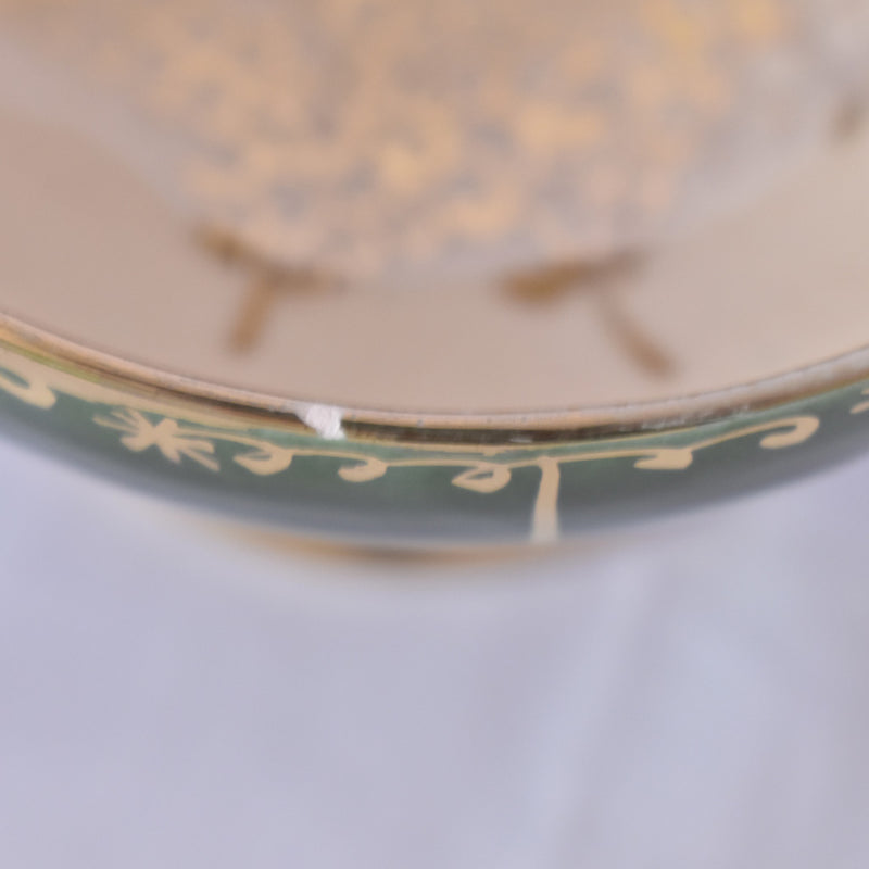 ア.ドラサンヴァル A.Dressinval チョコレートカップ＆ソーサー グリーン