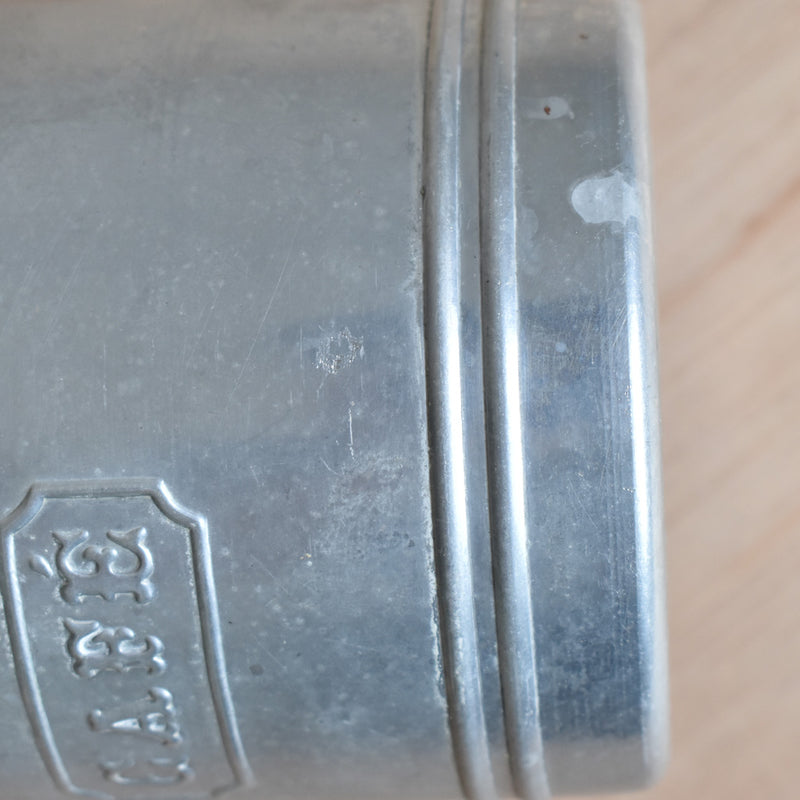 ヴィンテージ　アルミ保存容器　Café