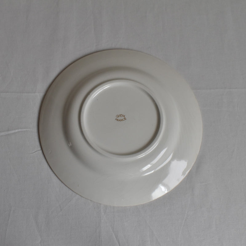Vintage dessert plate Gien Tulipes J
