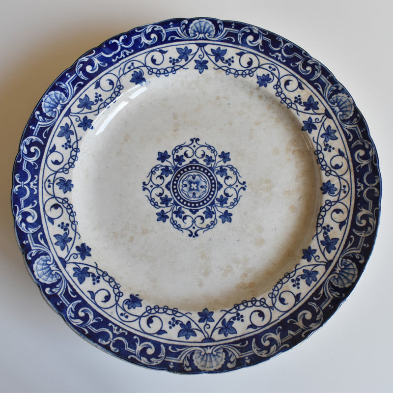 Antique Pedestal Plate, Bordeaux (Jules Vieillard) Louis XV