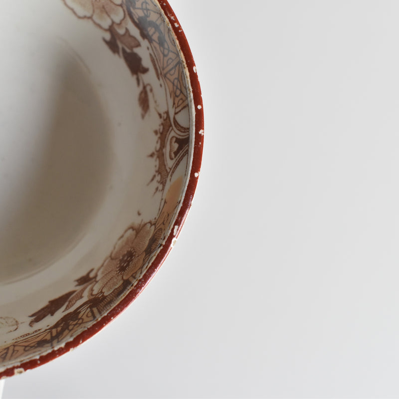 Antique Cup & Saucer Sarreguemines Kyoto A