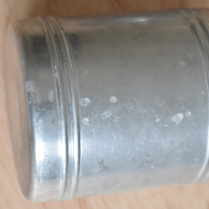 ヴィンテージ　アルミ保存容器　Café