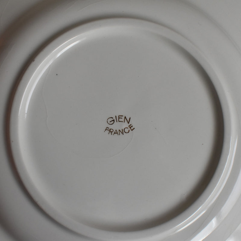 Vintage dessert plate Gien Tulipes J