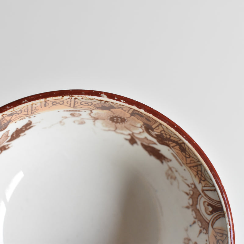 Antique Cup & Saucer Sarreguemines Kyoto A