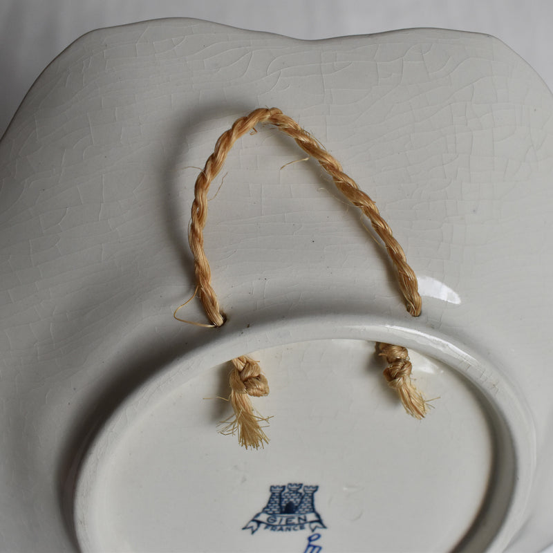 Vintage Wall Plate Gien Cashemire