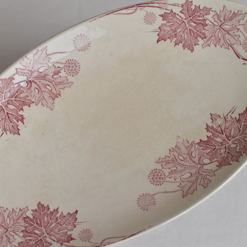 Antique Raviere K&G Luneville Platane A