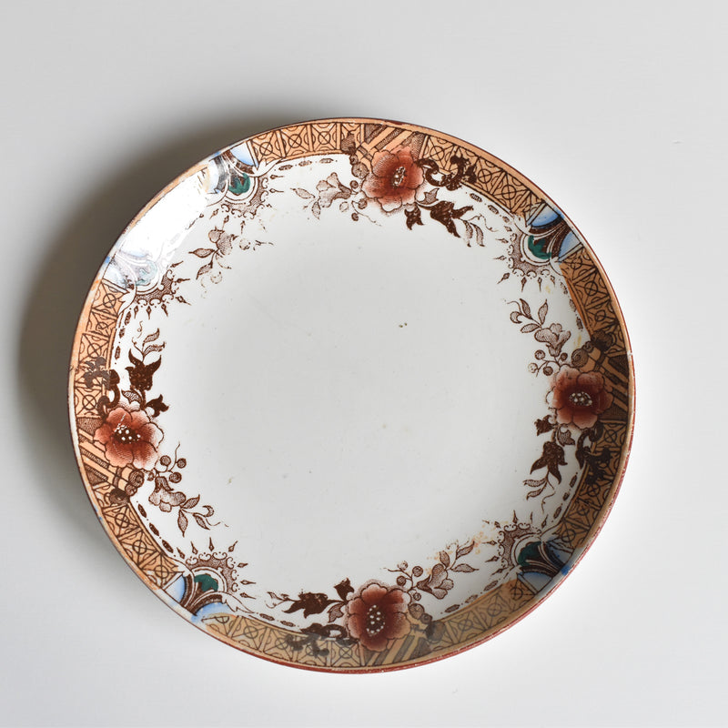 Antique Cup & Saucer Sarreguemines Kyoto B
