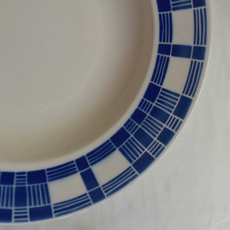Antique deep plate, Badonviller, Aurore D