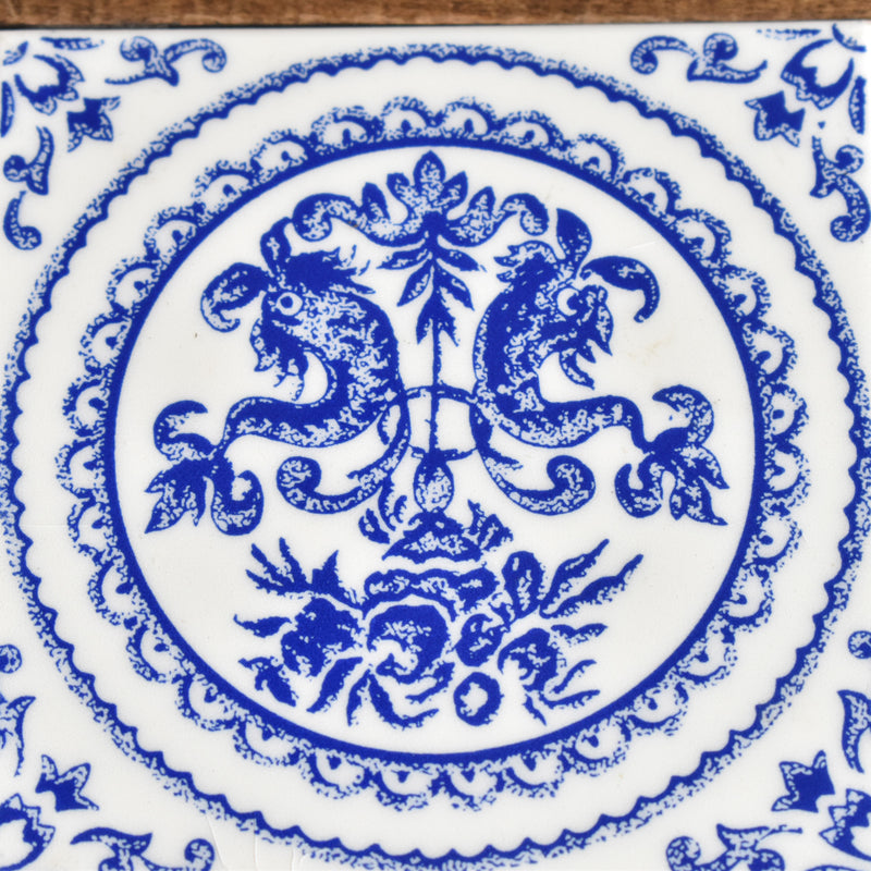 Vintage Tile Trivet - Gien