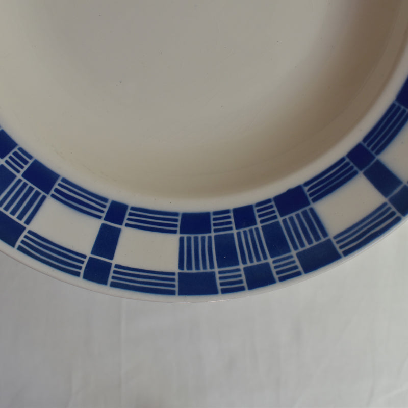 Antique deep plate, Badonviller, Aurore D