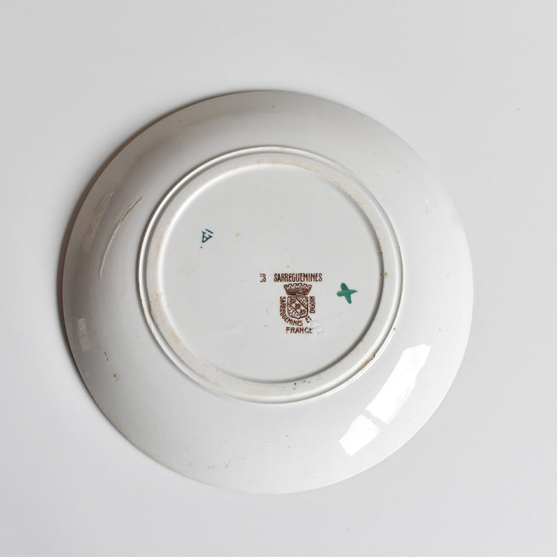 Antique Cup & Saucer Sarreguemines Kyoto B