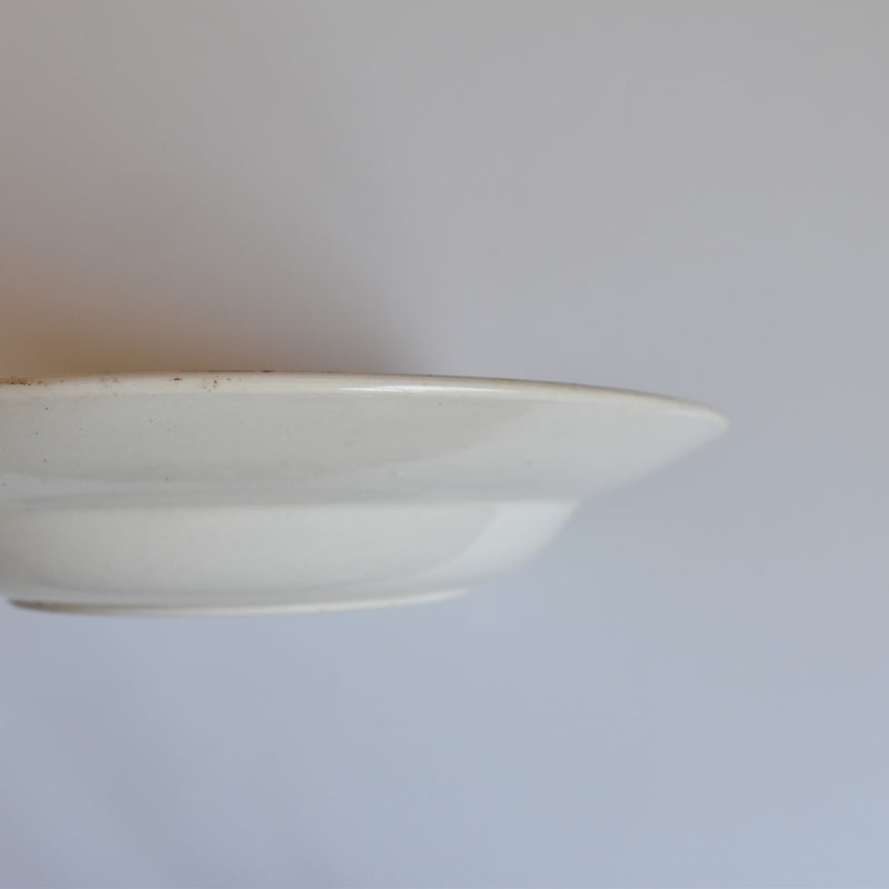 Antique Deep Plate U&C Sarreguemines Royat A