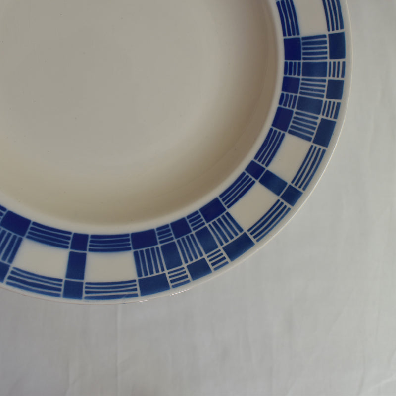 Antique deep plate, Badonviller, Aurore D