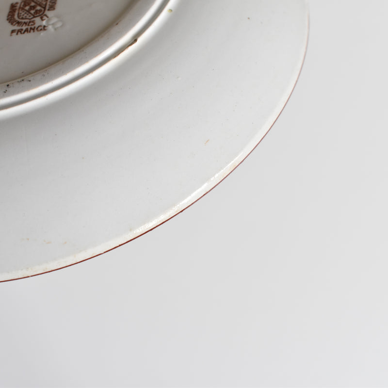 Antique Cup & Saucer Sarreguemines Kyoto B