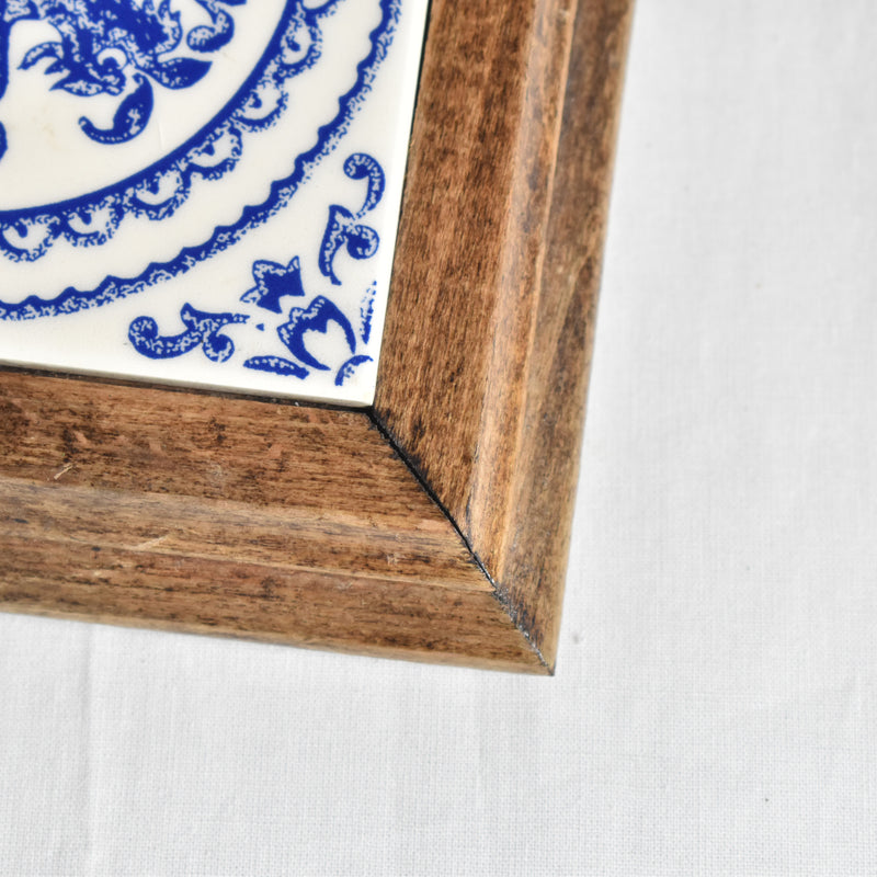 Vintage Tile Trivet - Gien