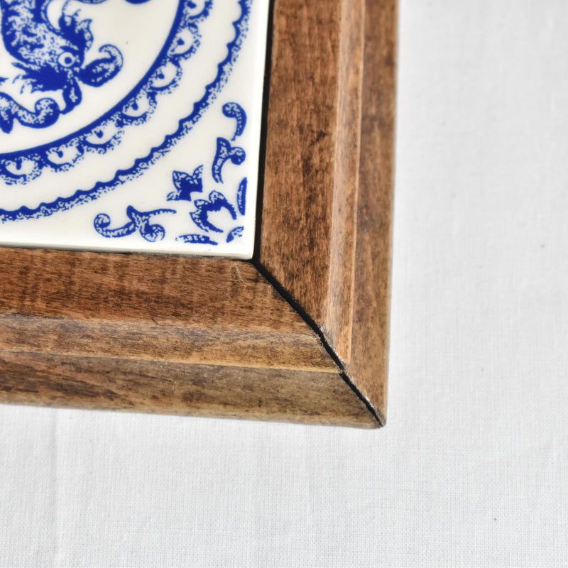Vintage Tile Trivet - Gien