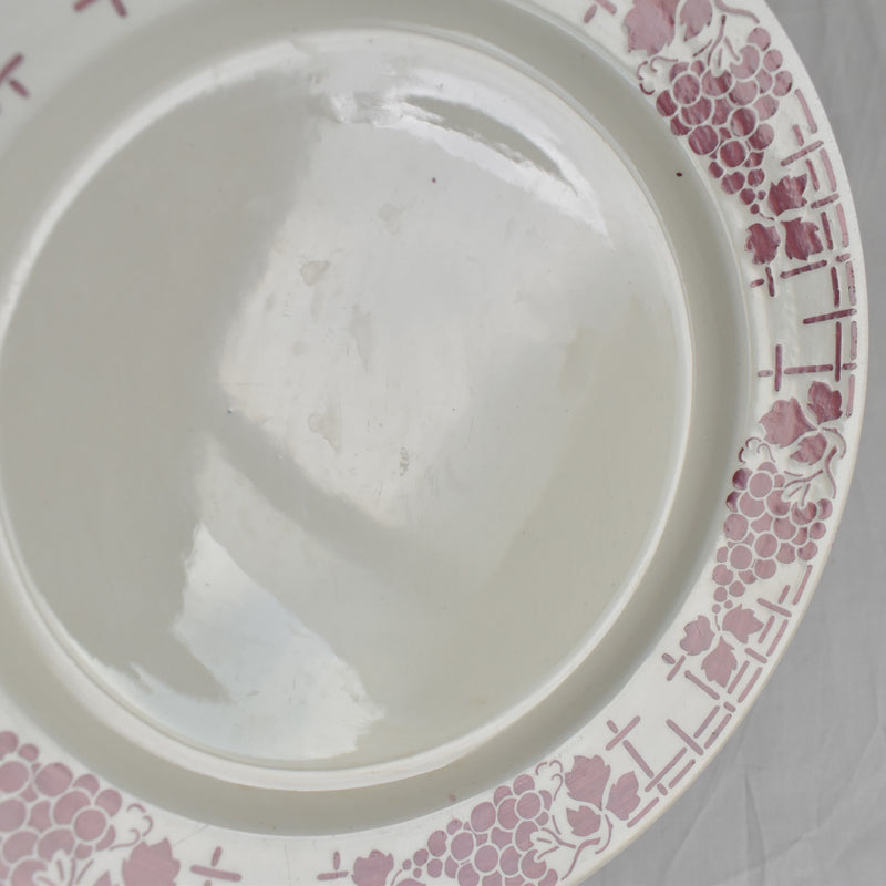 Vintage Plate Moulin des Loups Raisin B
