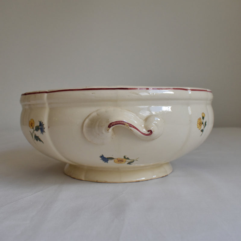 Vintage Salad Bowl Digoin & Sarreguemines Agreste