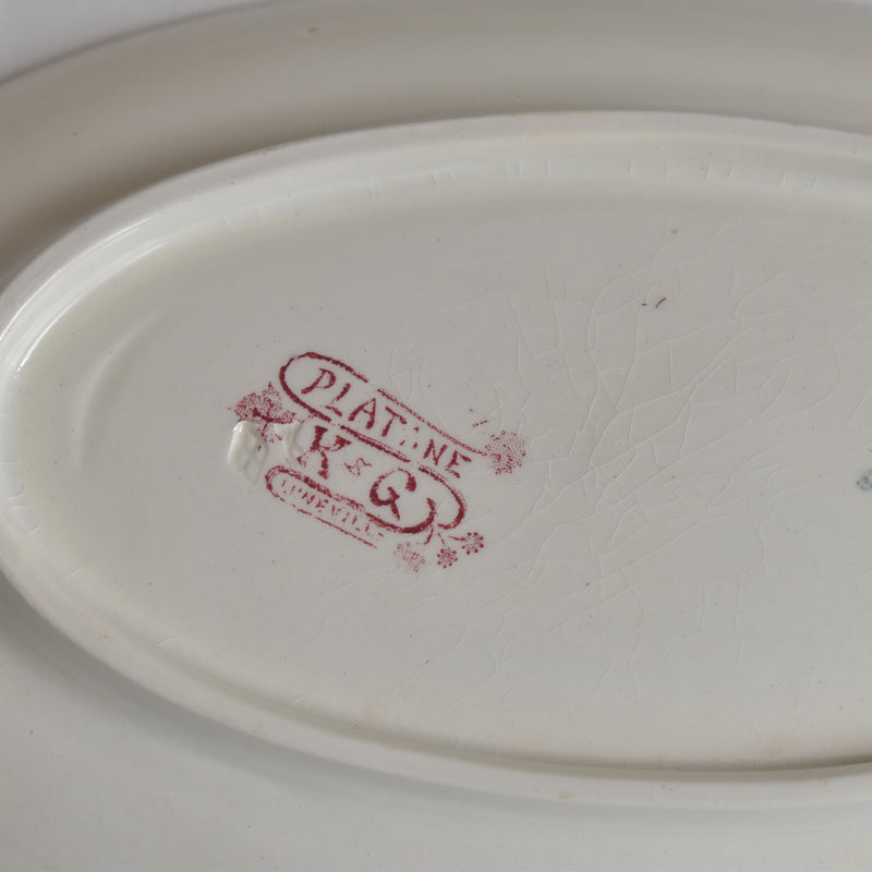 Antique Raviere K&G Luneville Platane B