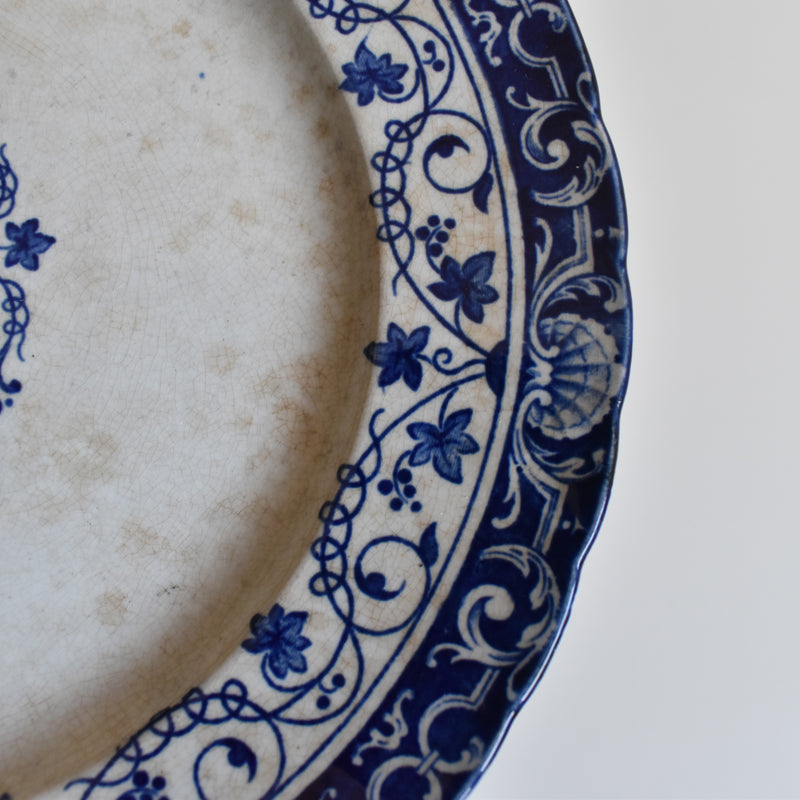 Antique Pedestal Plate, Bordeaux (Jules Vieillard) Louis XV