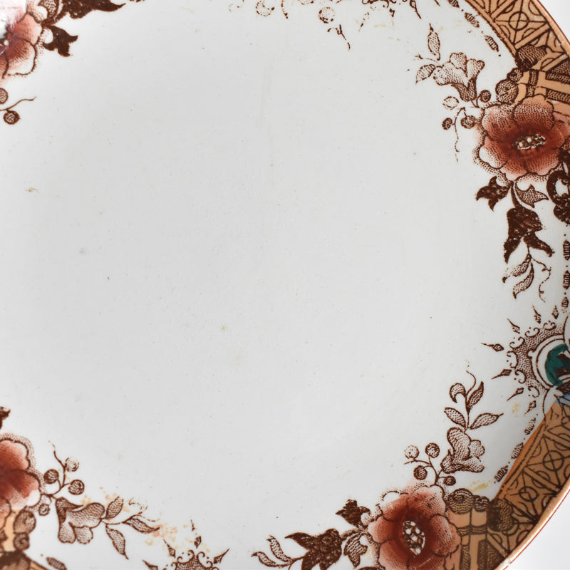 Antique Cup & Saucer Sarreguemines Kyoto B