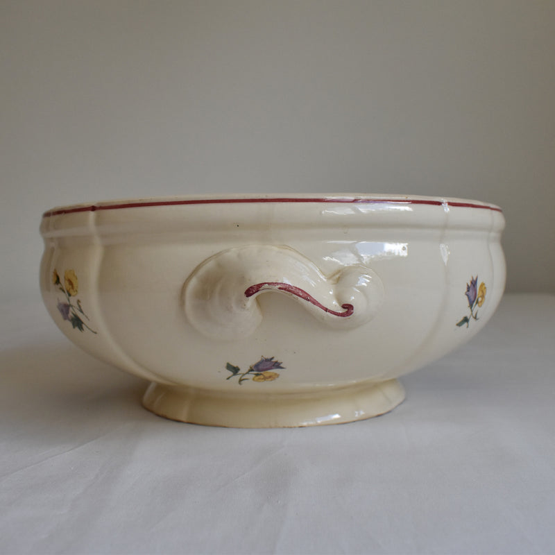 Vintage Salad Bowl Digoin & Sarreguemines Agreste