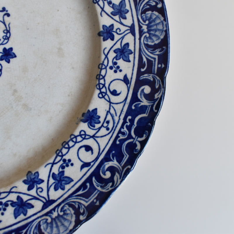Antique Pedestal Plate, Bordeaux (Jules Vieillard) Louis XV