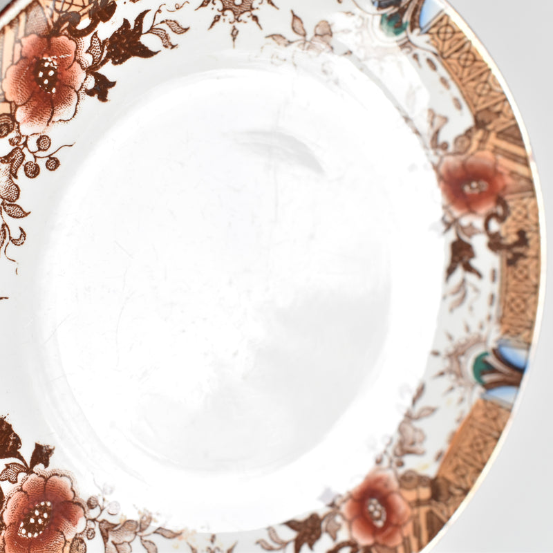 Antique Cup & Saucer Sarreguemines Kyoto B
