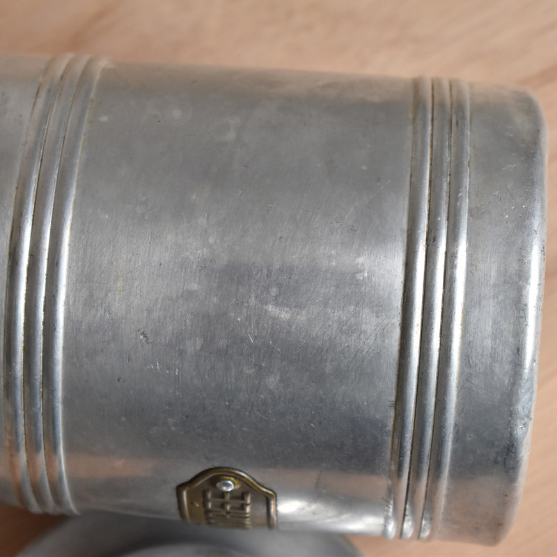 Vintage Aluminum Storage Container Chicorée