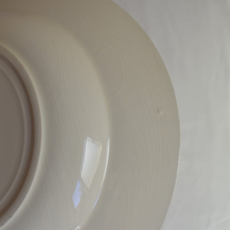 Antique Deep Plate, Badonviller, Aurore E