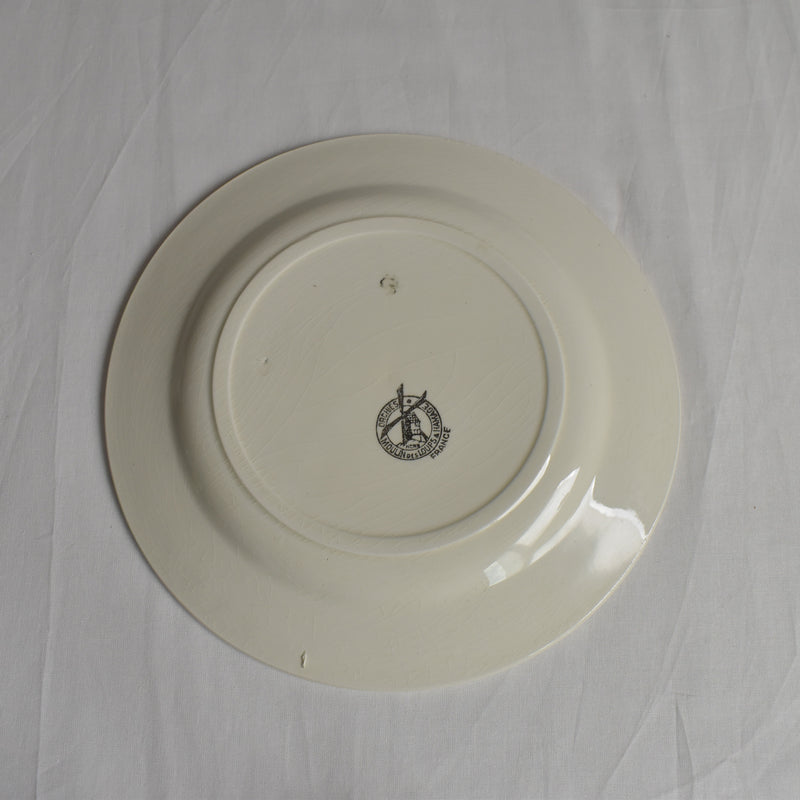 Vintage Plate Moulin des Loups Raisin C
