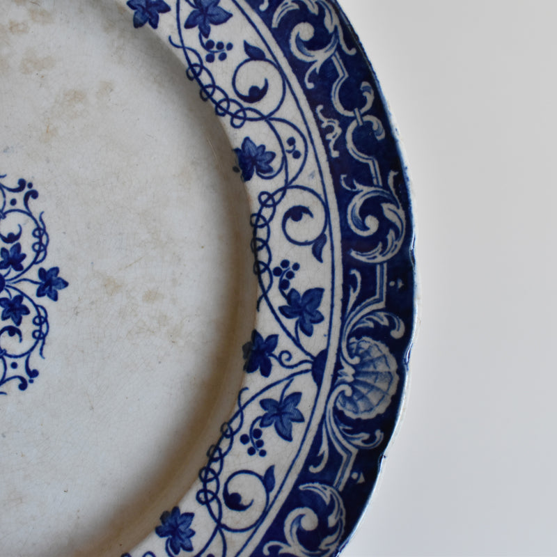 Antique Pedestal Plate, Bordeaux (Jules Vieillard) Louis XV