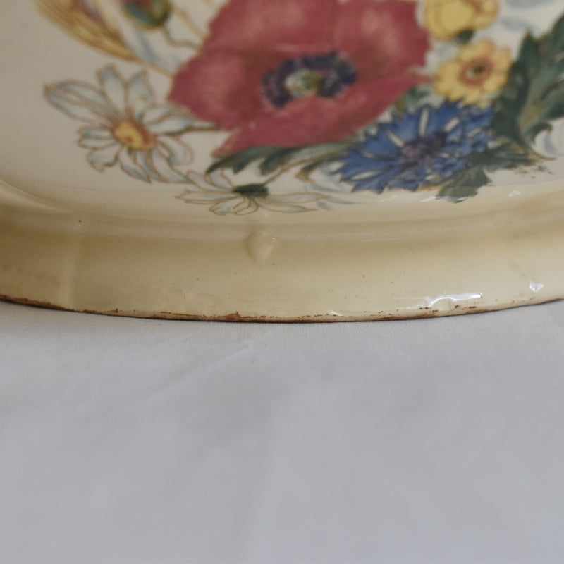 Vintage Salad Bowl Digoin & Sarreguemines Agreste