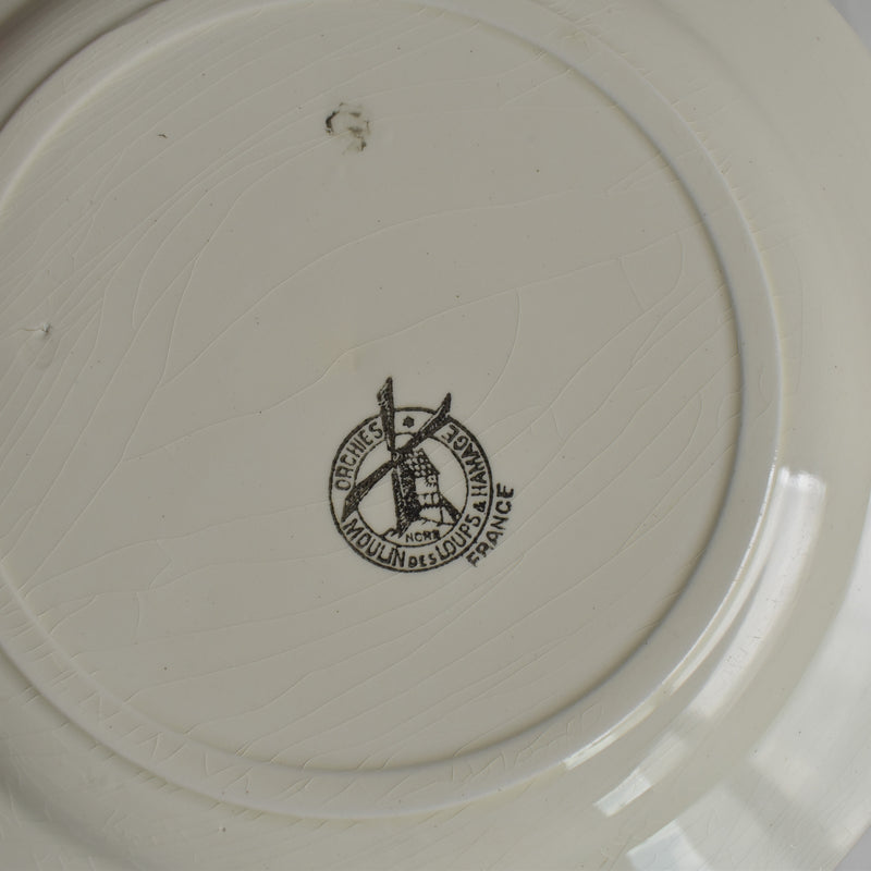 Vintage Plate Moulin des Loups Raisin C
