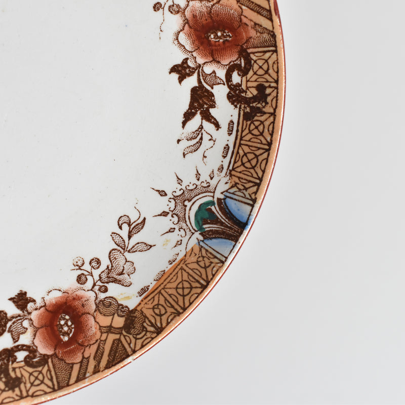 Antique Cup & Saucer Sarreguemines Kyoto B