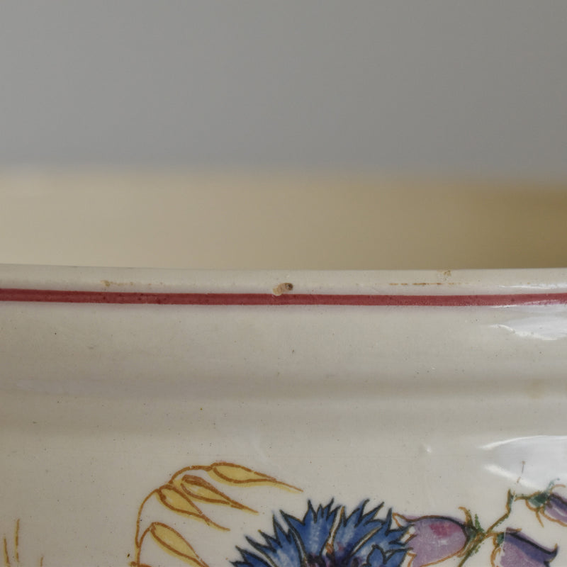 Vintage Salad Bowl Digoin & Sarreguemines Agreste