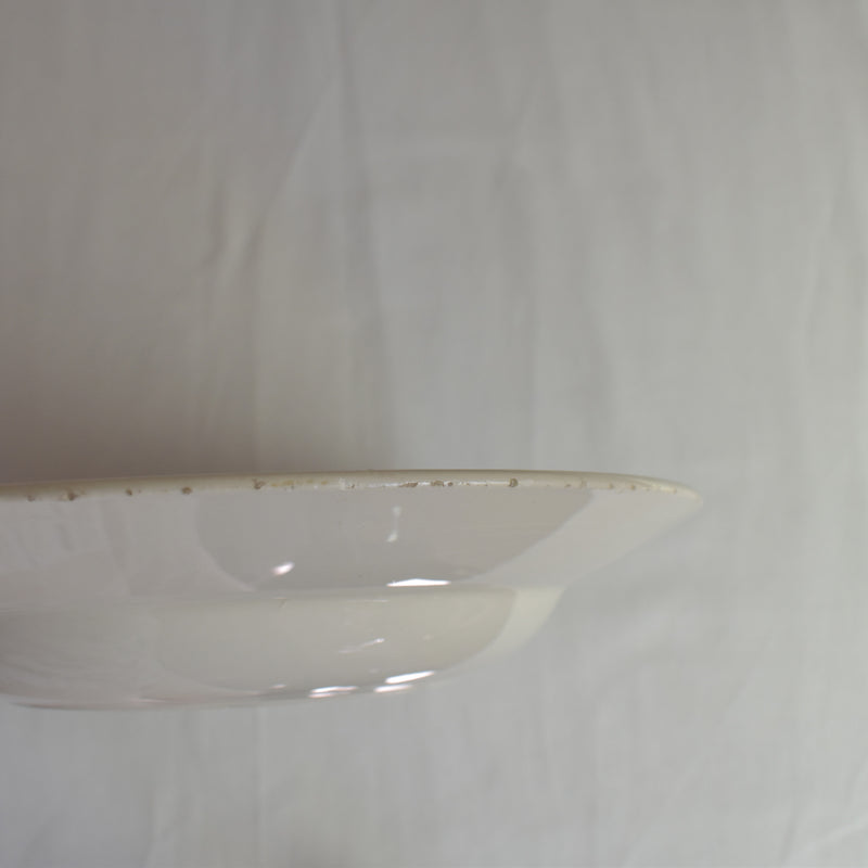 Antique Deep Plate, Badonviller, Aurore E