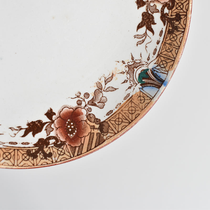 Antique Cup & Saucer Sarreguemines Kyoto B