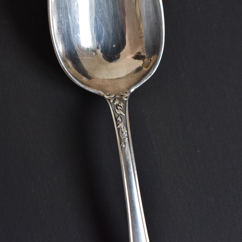 Vintage dessert spoons, A.V. set of 3