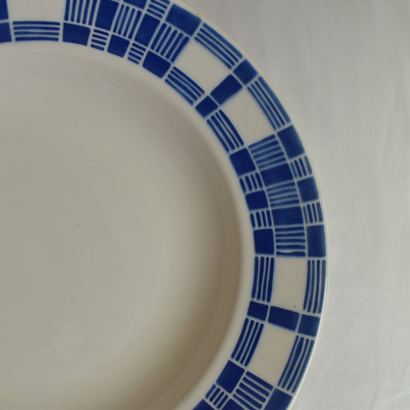 Antique Deep Plate, Badonviller, Aurore E