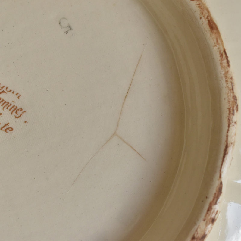 Vintage Salad Bowl Digoin & Sarreguemines Agreste