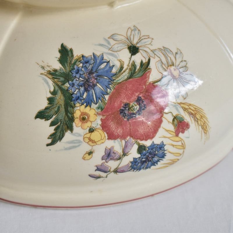 Vintage Salad Bowl Digoin & Sarreguemines Agreste