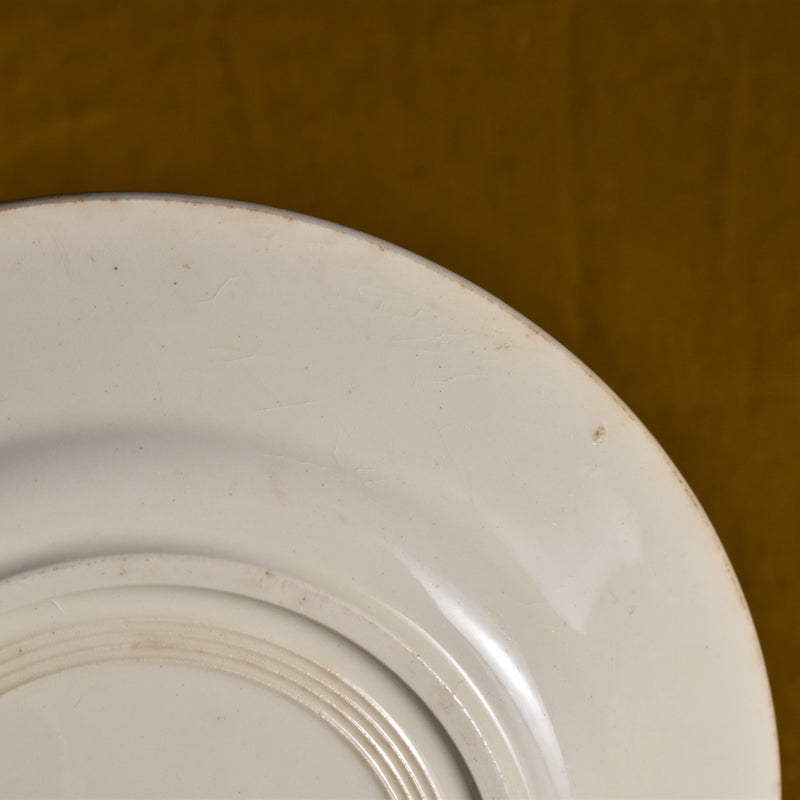 Antique plate - Lunéville - Houx (Holly)
