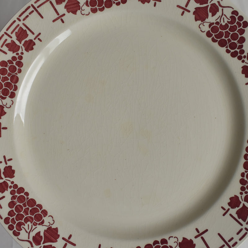 Vintage Plate Moulin des Loups Raisin C