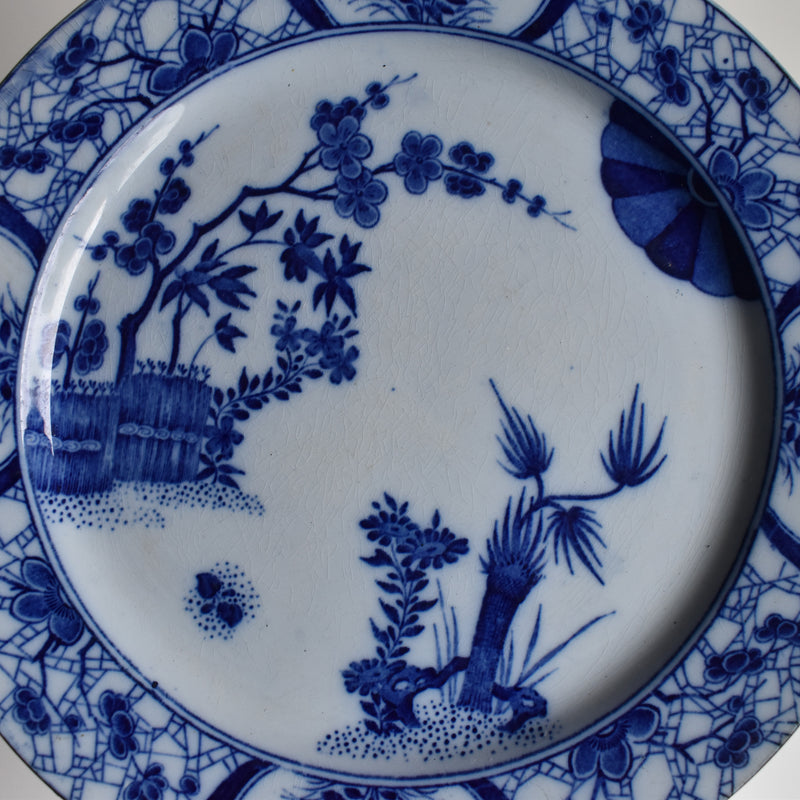 Antique Plate Creil-Montereau "Japon" 21.5cm D