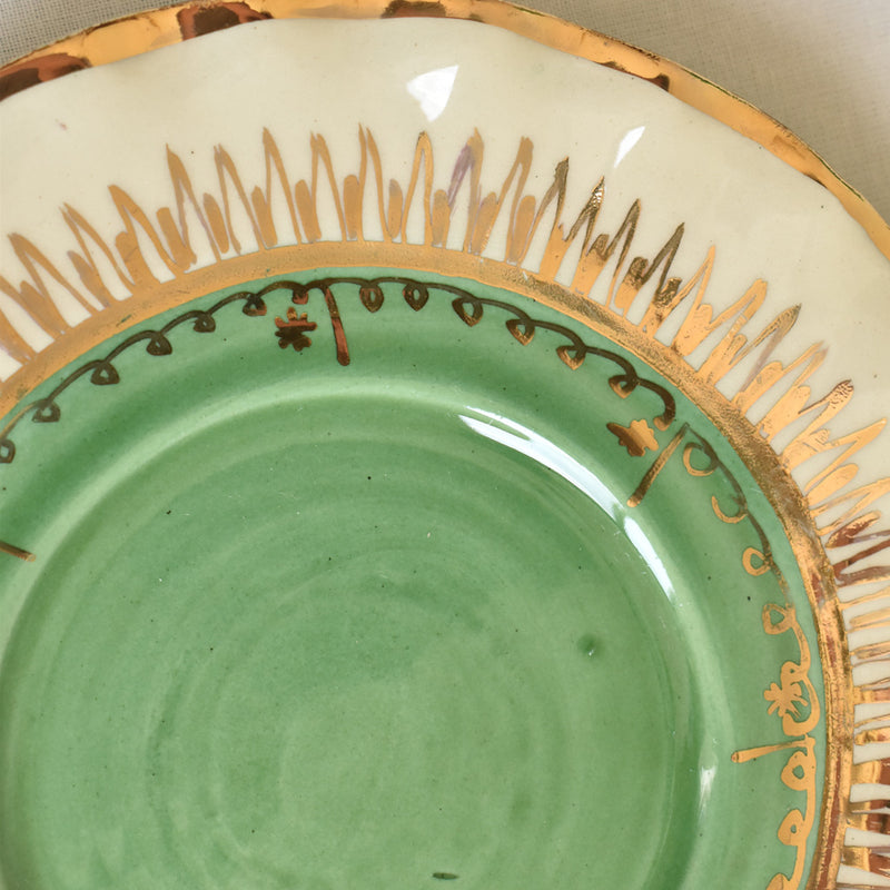 ア.ドラサンヴァル A.Dressinval チョコレートカップ＆ソーサー ライトグリーン