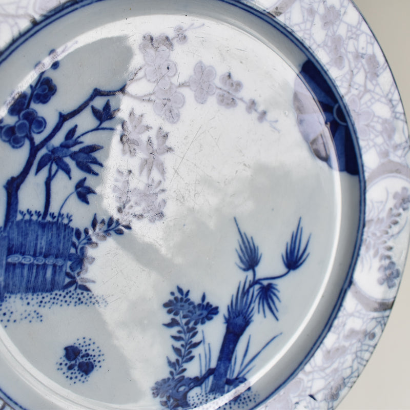 Antique Plate Creil-Montereau "Japon" 21.5cm D