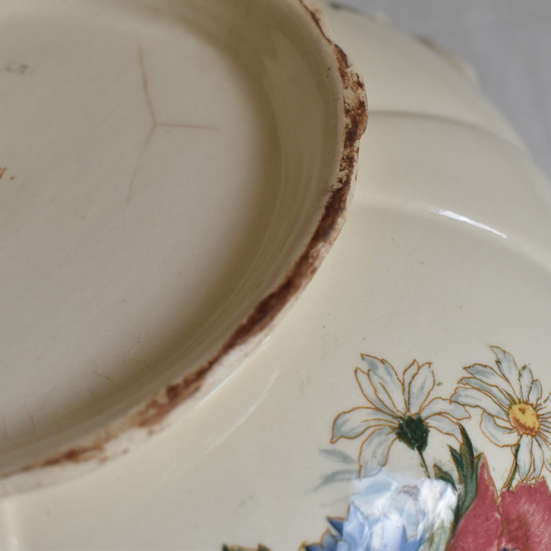 Vintage Salad Bowl Digoin & Sarreguemines Agreste