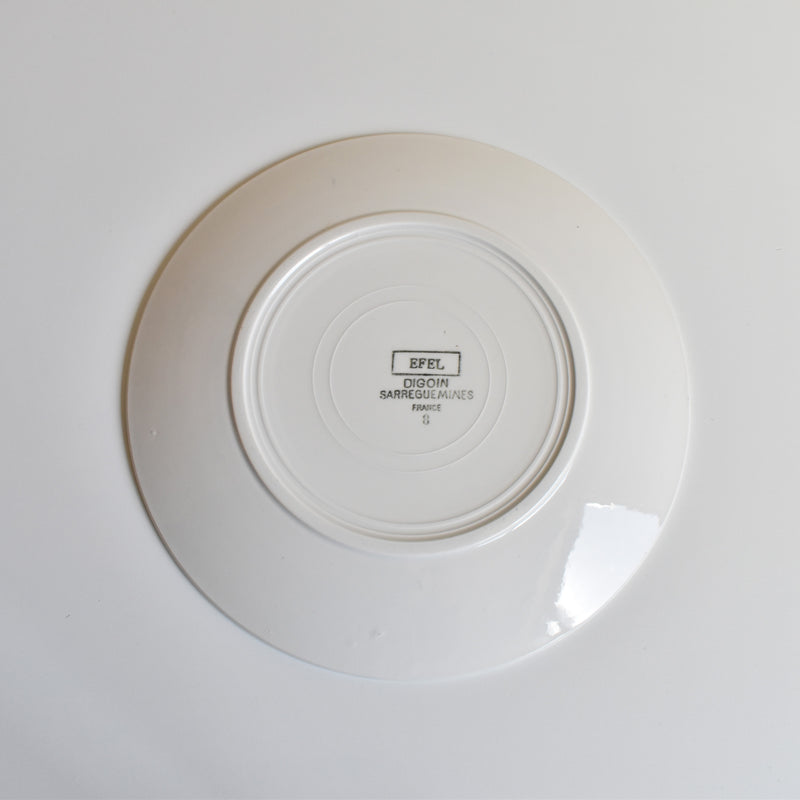 Vintage Plate Digoin & Sarreguemines Efel A