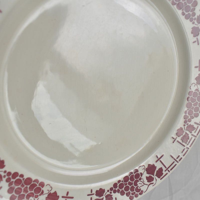Vintage Plate Moulin des Loups Raisin C